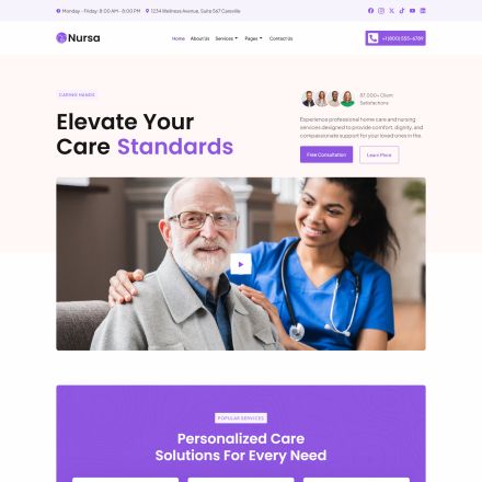 ThemeForest Nursa