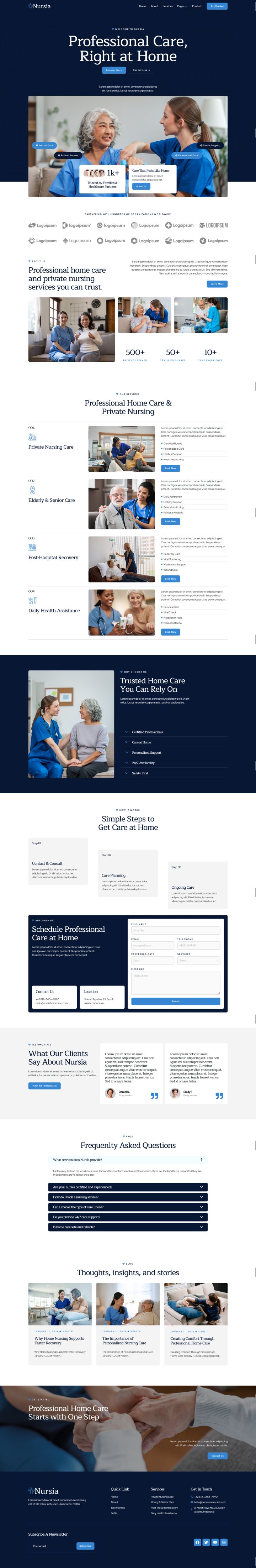 WordPress шаблон ThemeForest Nursia