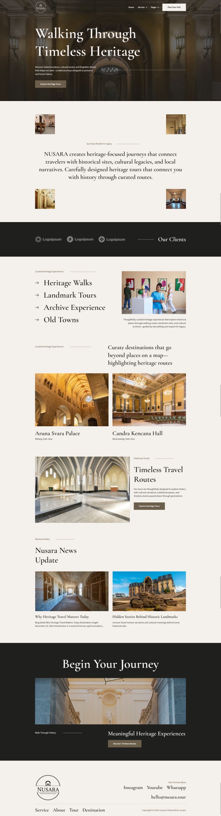 WordPress шаблон ThemeForest Nusara
