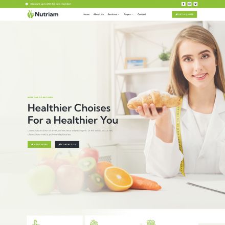 ThemeForest Nutriam