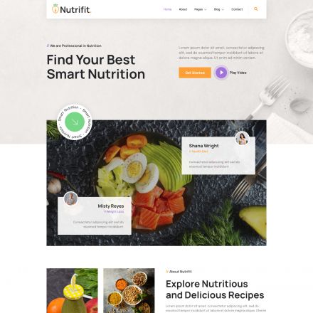 ThemeForest Nutrifit