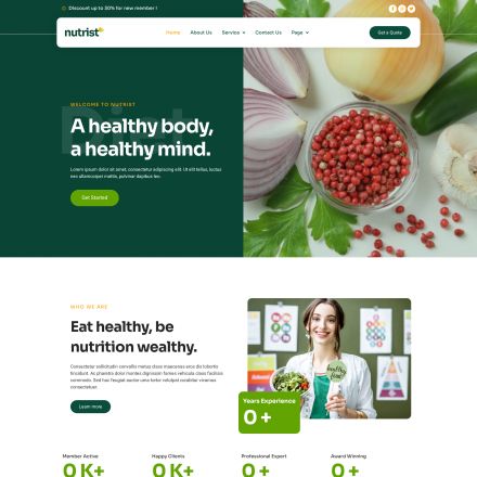 ThemeForest Nutrist