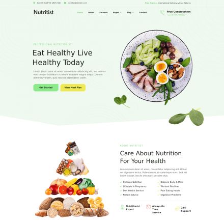 ThemeForest Nutritist