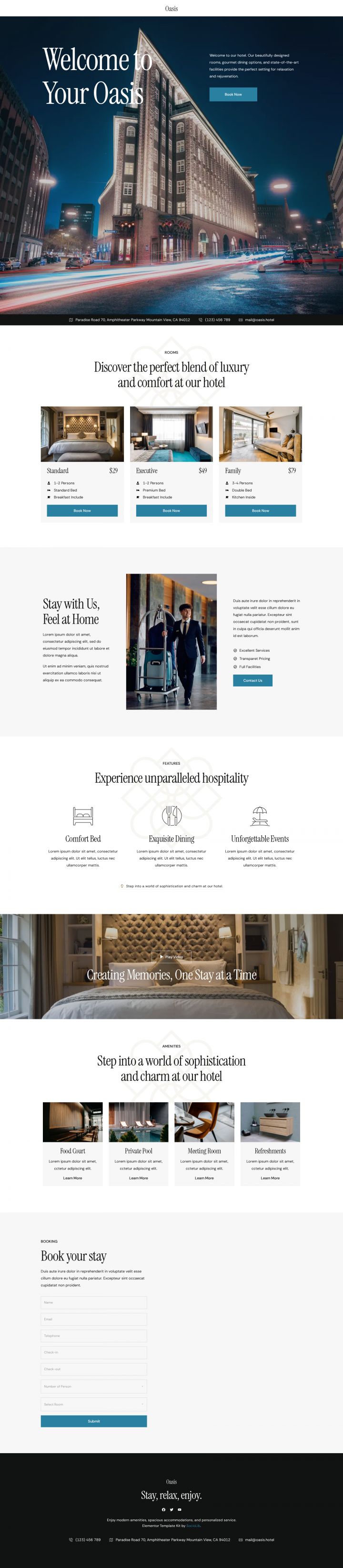 WordPress шаблон ThemeForest Oasis