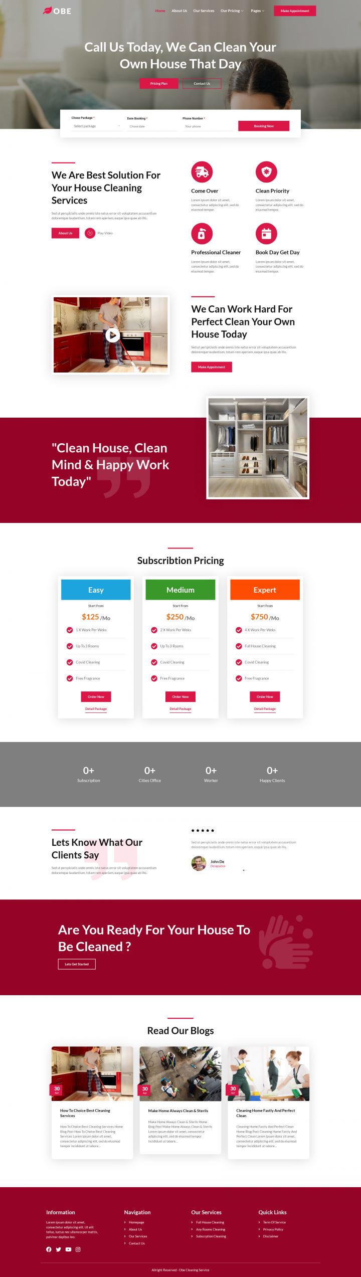 WordPress шаблон ThemeForest Obe