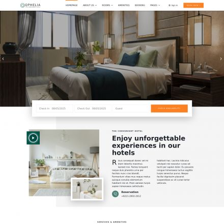 ThemeForest Ophelia
