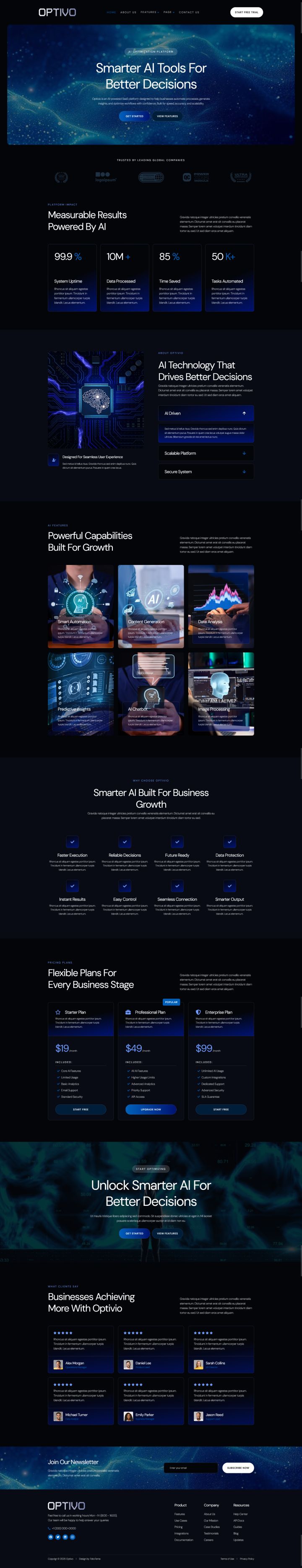 WordPress шаблон ThemeForest Optivio