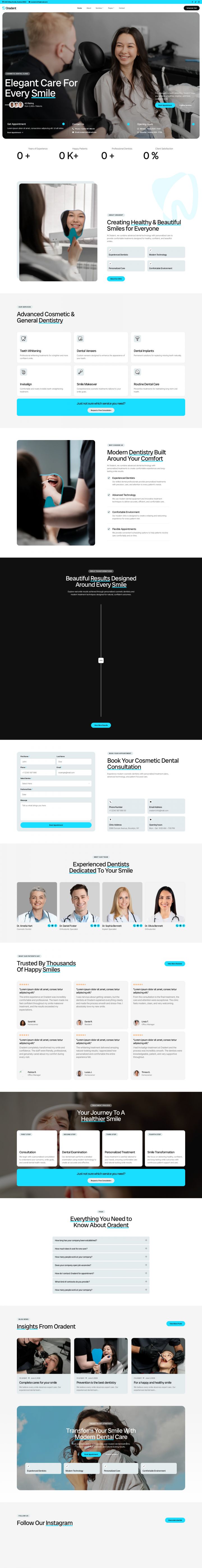 Шаблон ThemeForest Oradent WordPress шаблон ThemeForest Oradent