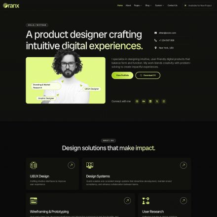 ThemeForest Oranx