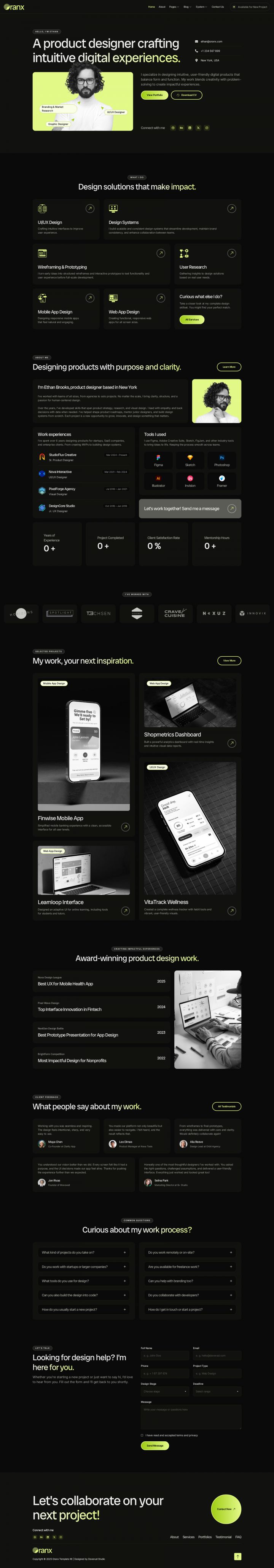 WordPress шаблон ThemeForest Oranx
