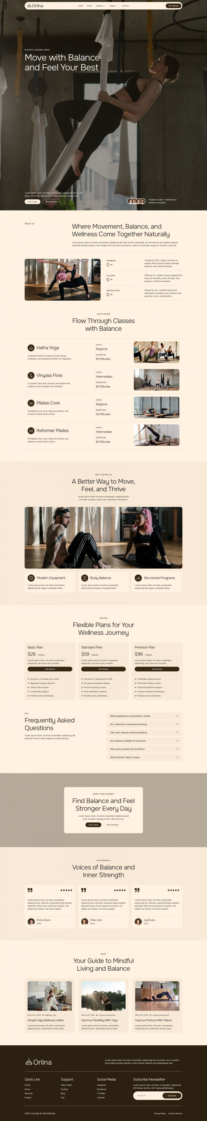 WordPress шаблон ThemeForest Orlina