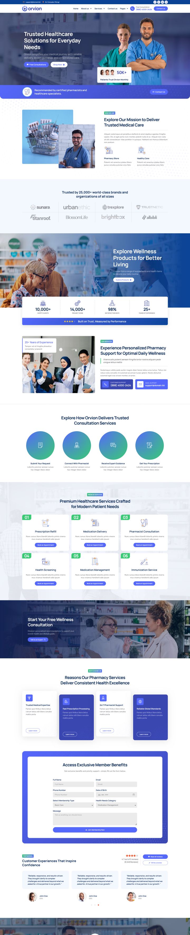 Шаблон ThemeForest Orvion WordPress шаблон ThemeForest Orvion