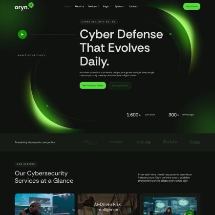 ThemeForest Oryn