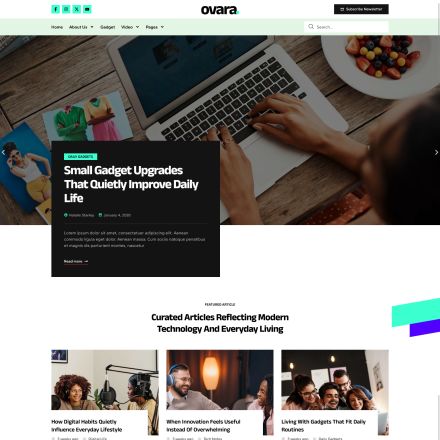 ThemeForest Ovara