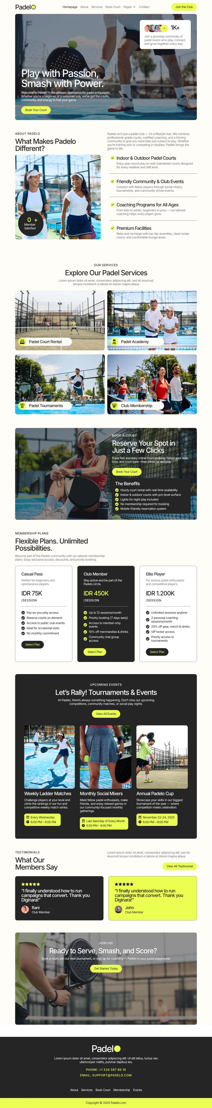 Шаблон ThemeForest Padelo WordPress шаблон ThemeForest Padelo