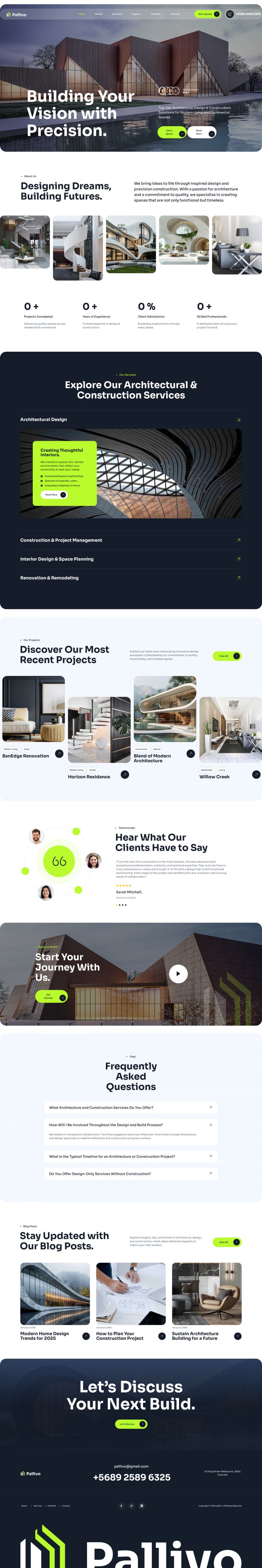 WordPress шаблон ThemeForest Pallivo