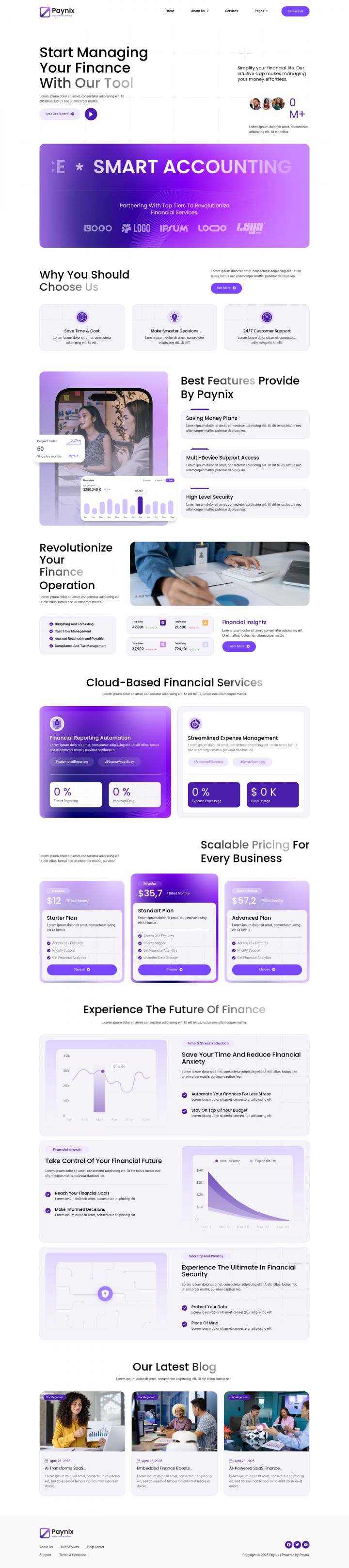 WordPress шаблон ThemeForest Paynix