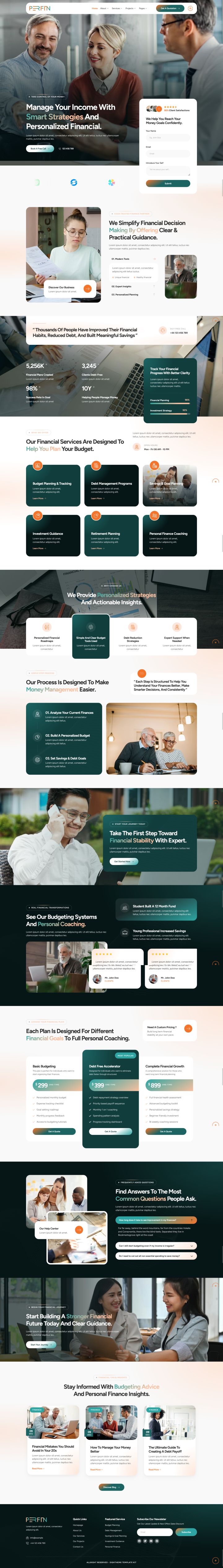 WordPress шаблон ThemeForest Perfin