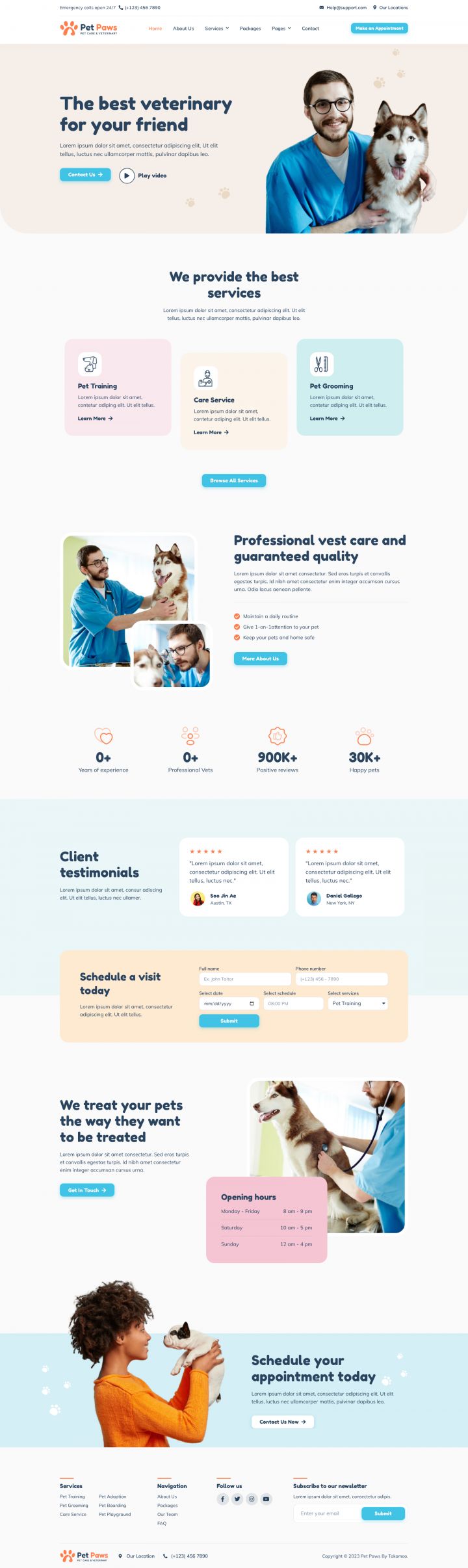 Шаблон ThemeForest Pet Paws WordPress шаблон ThemeForest Pet Paws