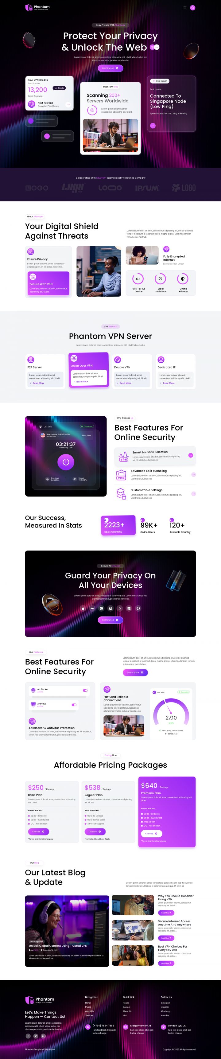 WordPress шаблон ThemeForest Phantom