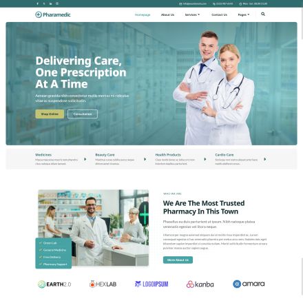 ThemeForest Pharamedic