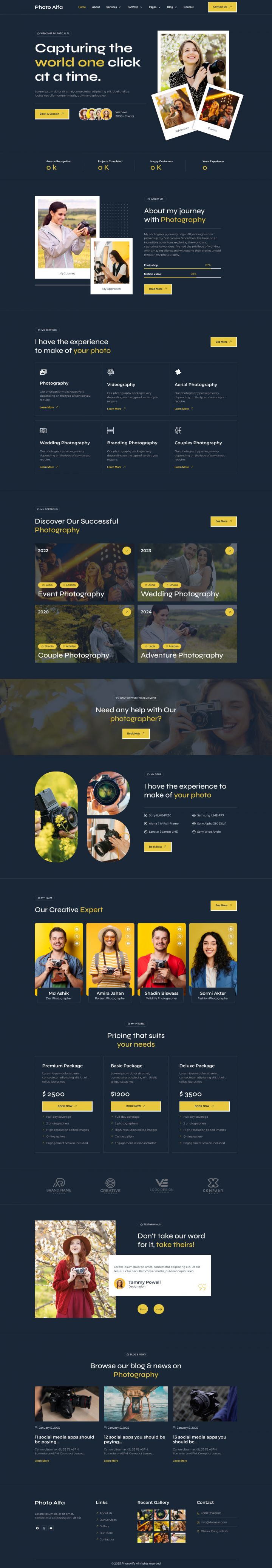 Шаблон ThemeForest Photo Alfa WordPress шаблон ThemeForest Photo Alfa