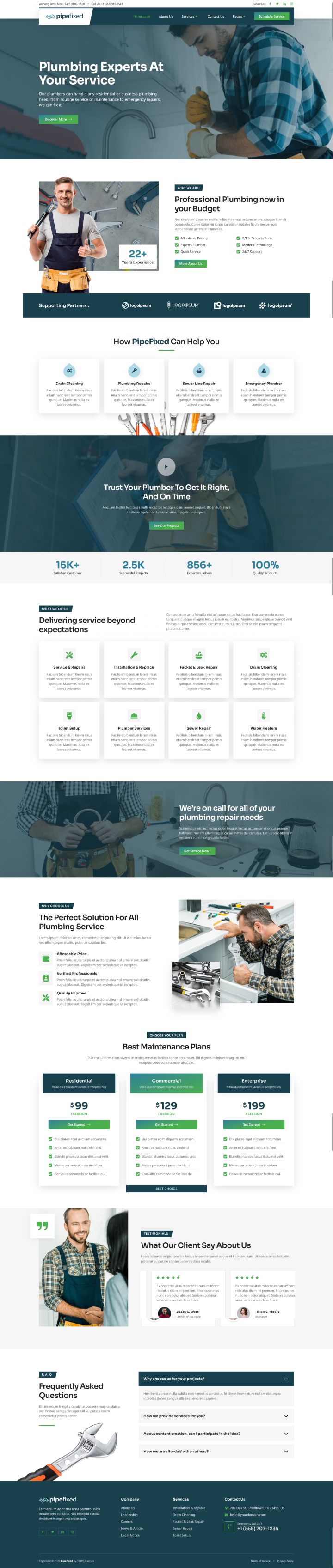 WordPress шаблон ThemeForest Pipefixed