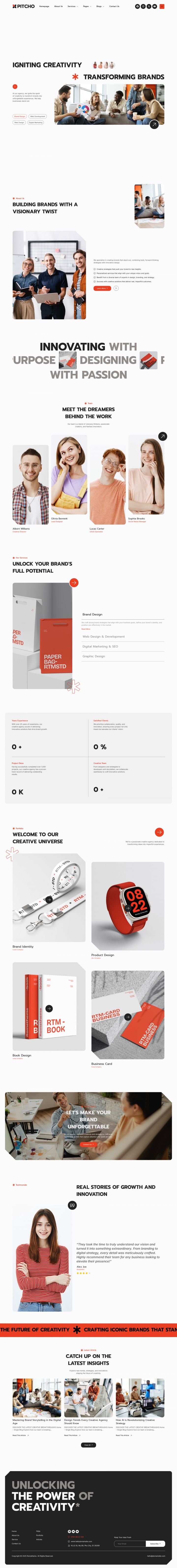 WordPress шаблон ThemeForest Pitcho