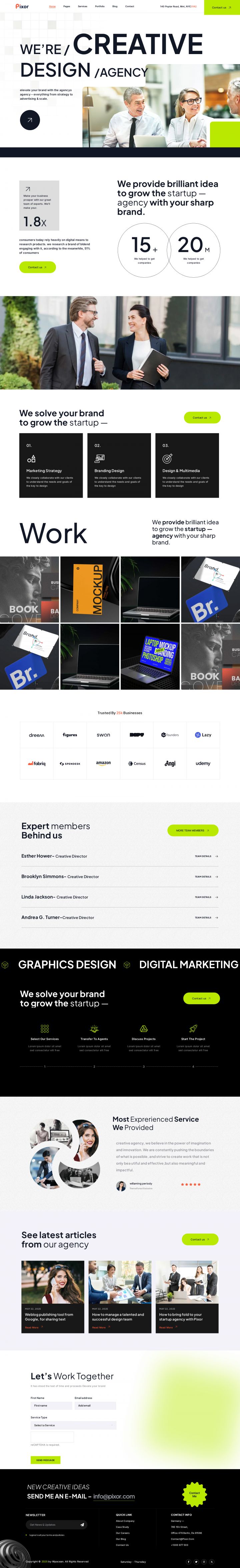 WordPress шаблон ThemeForest Pixor