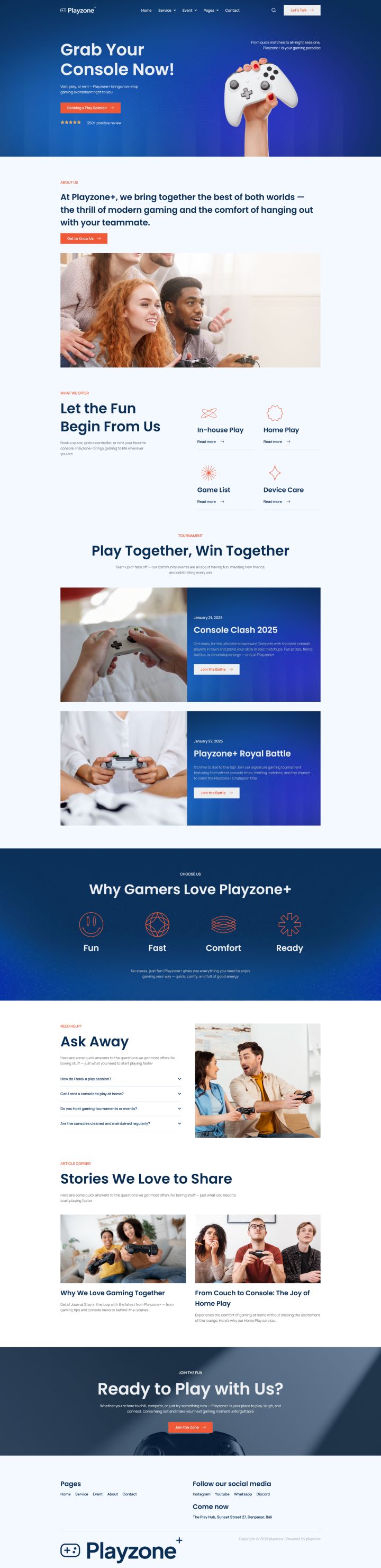 WordPress шаблон ThemeForest Playzone