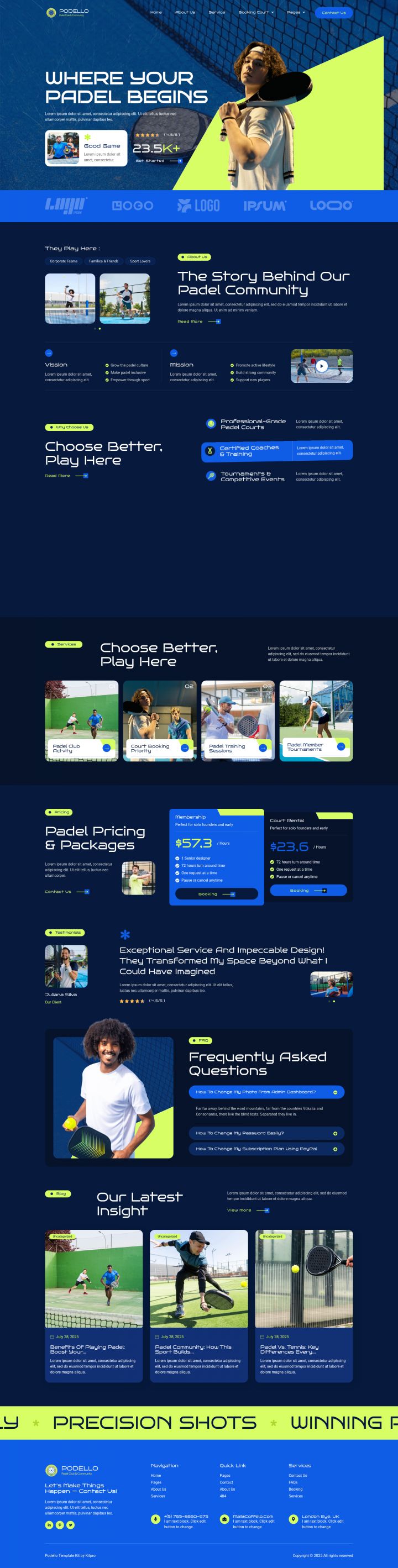 WordPress шаблон ThemeForest Podello