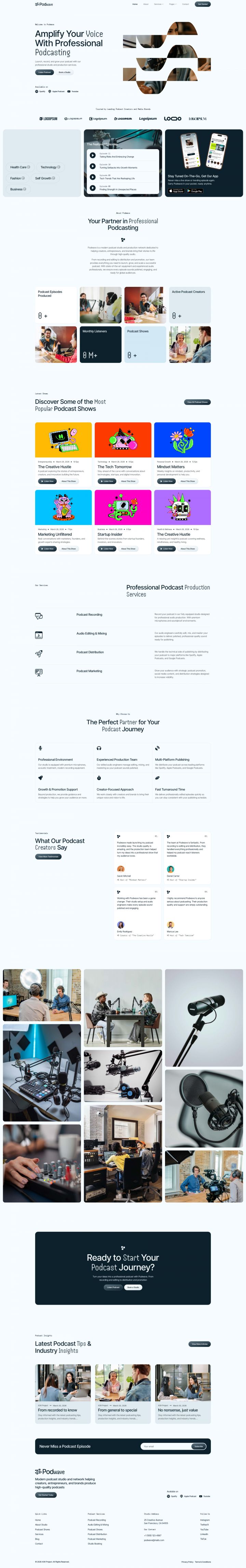 WordPress шаблон ThemeForest Podwave
