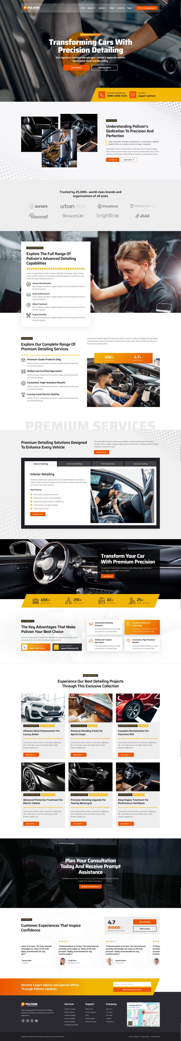 WordPress шаблон ThemeForest Polivon