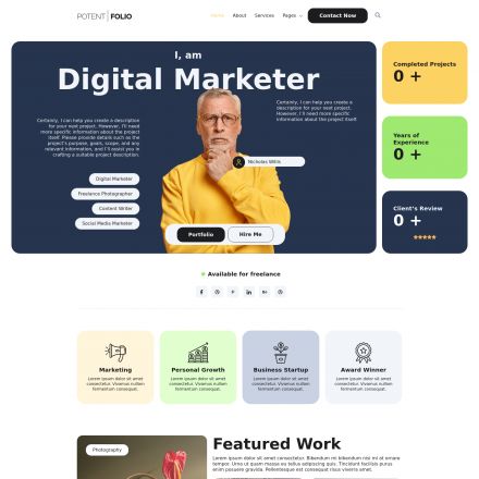 ThemeForest PotentFolio