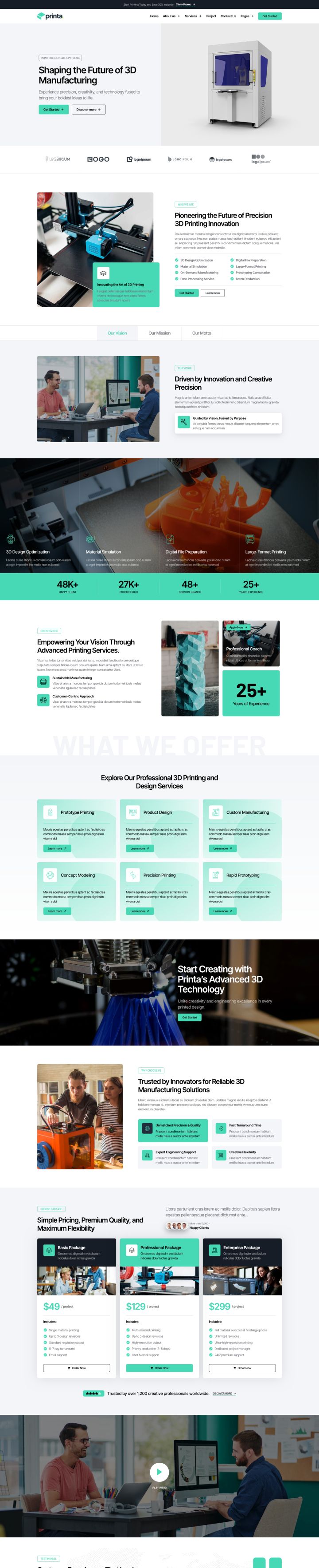 Шаблон ThemeForest Printa WordPress шаблон ThemeForest Printa