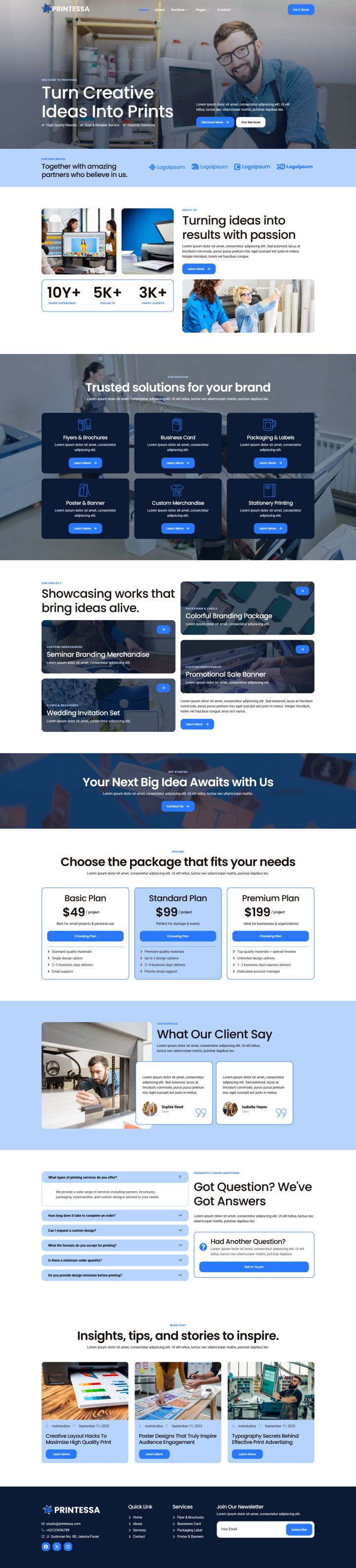 Шаблон ThemeForest Printesa WordPress шаблон ThemeForest Printesa