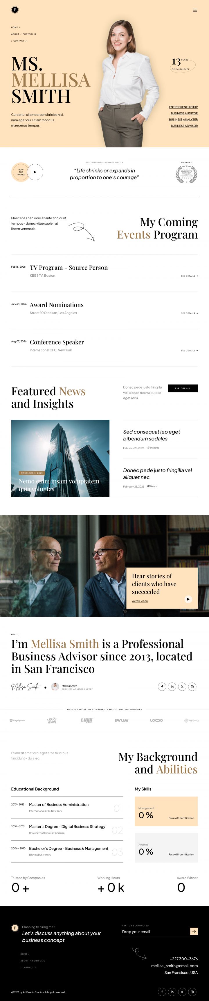 WordPress шаблон ThemeForest Profily