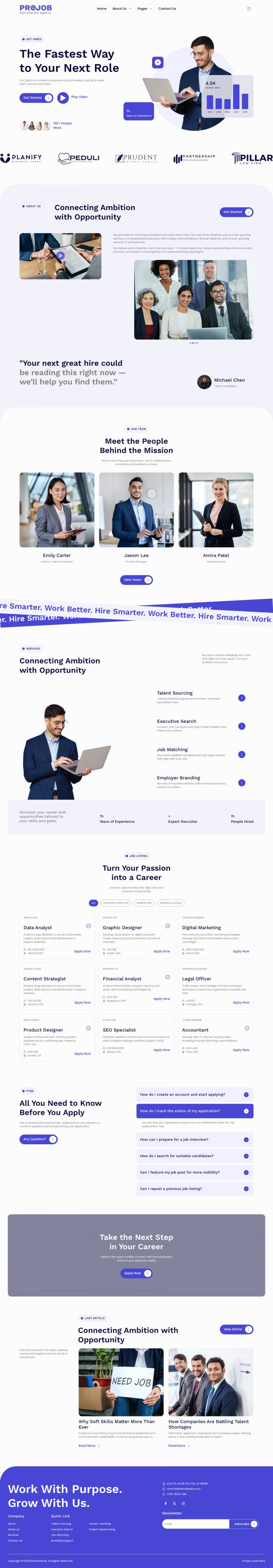 Шаблон ThemeForest Projob WordPress шаблон ThemeForest Projob
