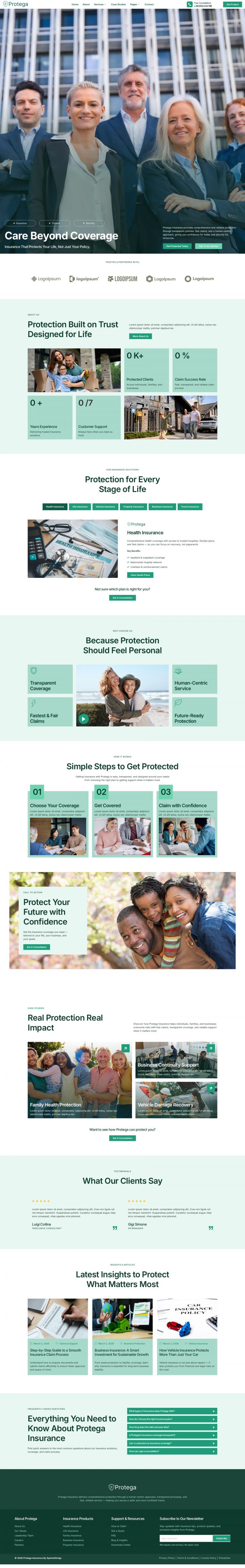 WordPress шаблон ThemeForest Protega