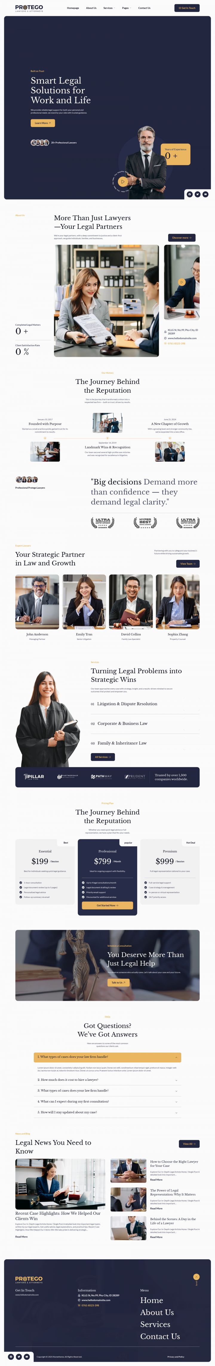 WordPress шаблон ThemeForest Protego