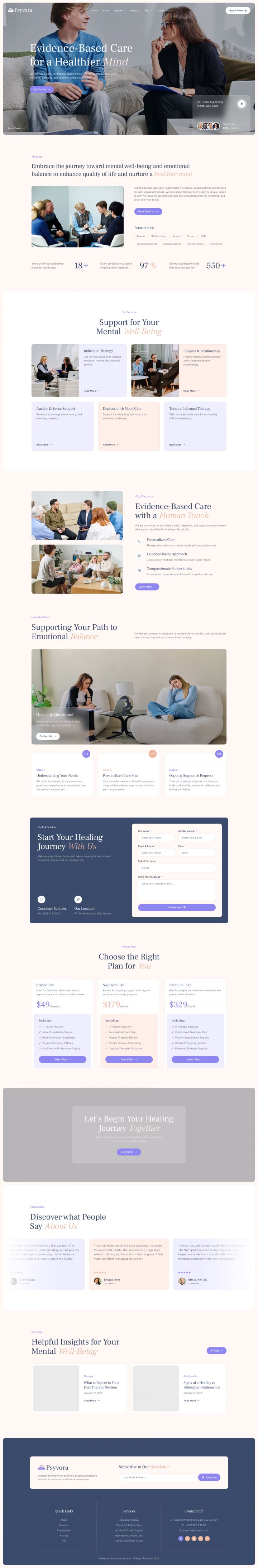WordPress шаблон ThemeForest Psyvora