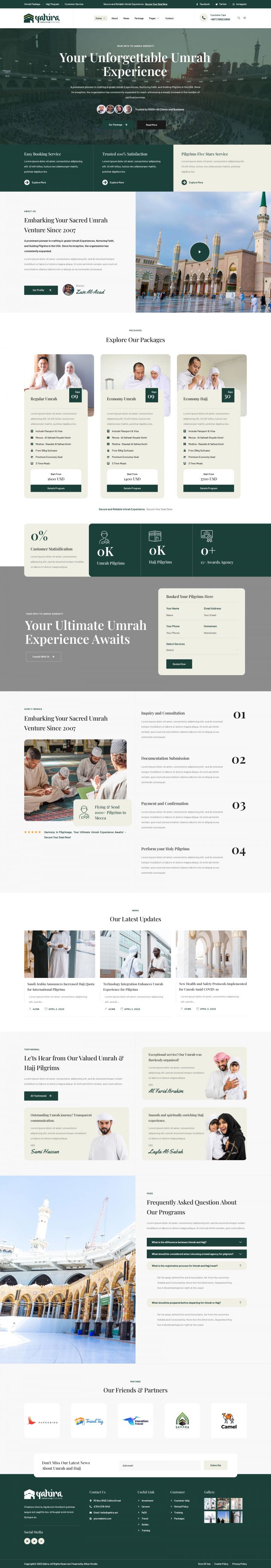 WordPress шаблон ThemeForest Qahira