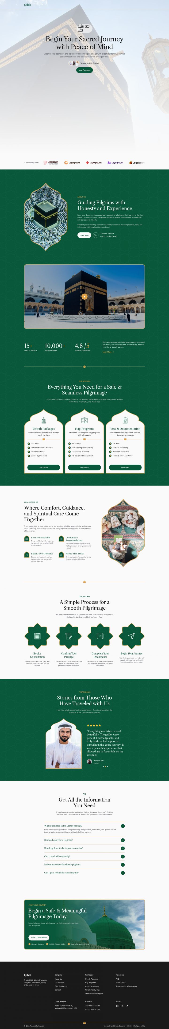WordPress шаблон ThemeForest Qibla