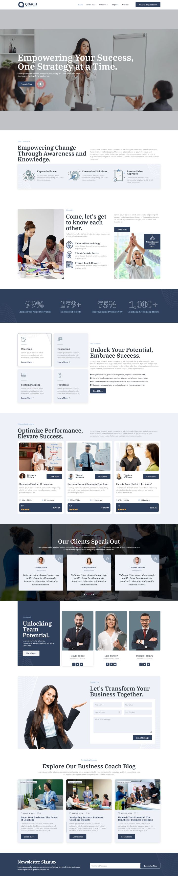 Шаблон ThemeForest Qoach WordPress шаблон ThemeForest Qoach