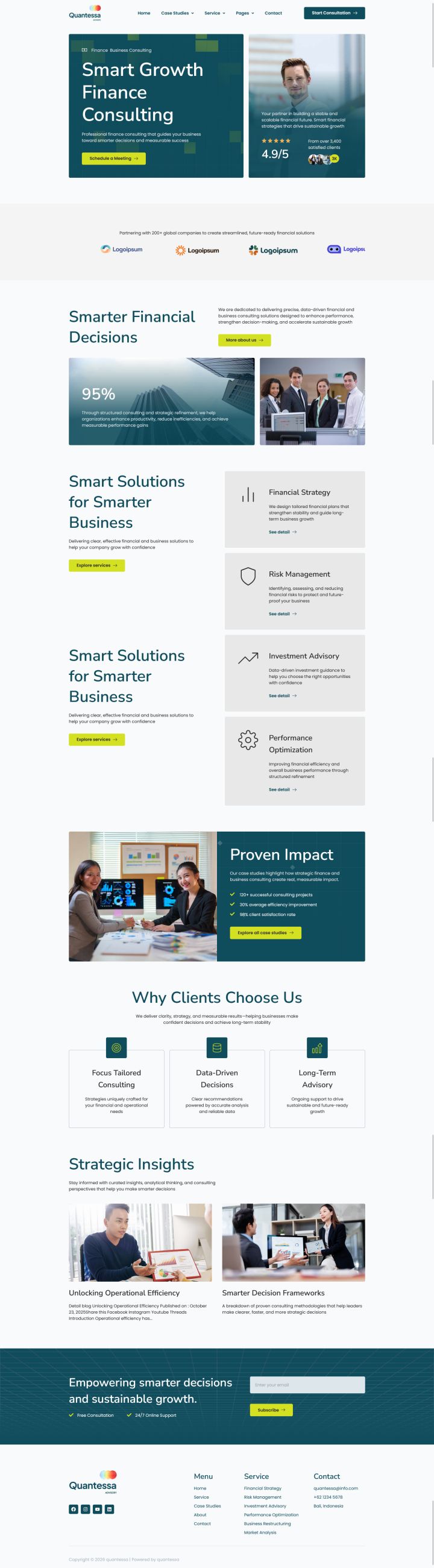 WordPress шаблон ThemeForest Quantessa