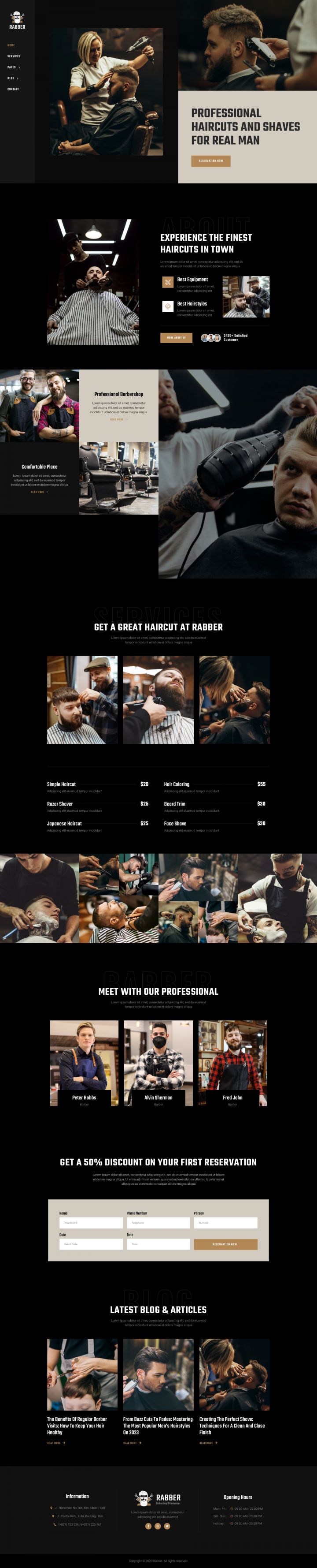 WordPress шаблон ThemeForest Rabber