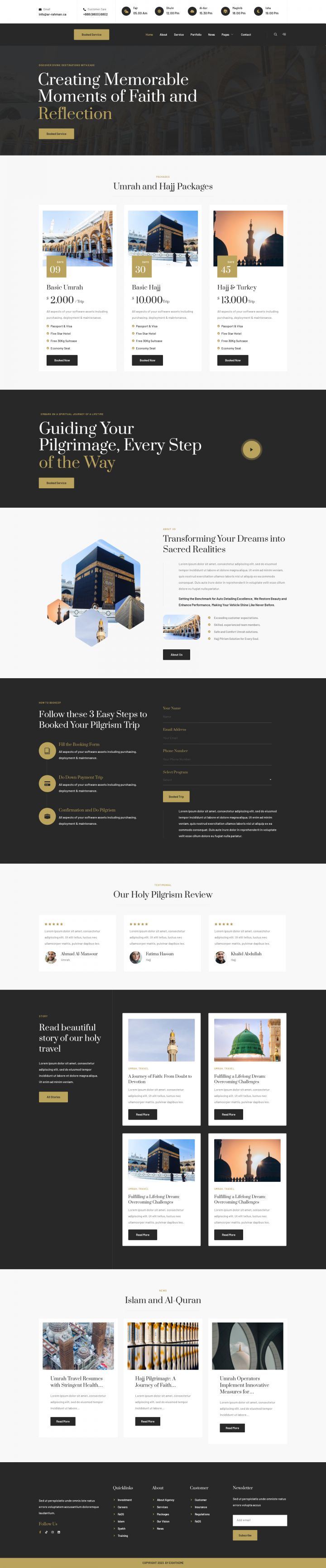 WordPress шаблон ThemeForest Rahman