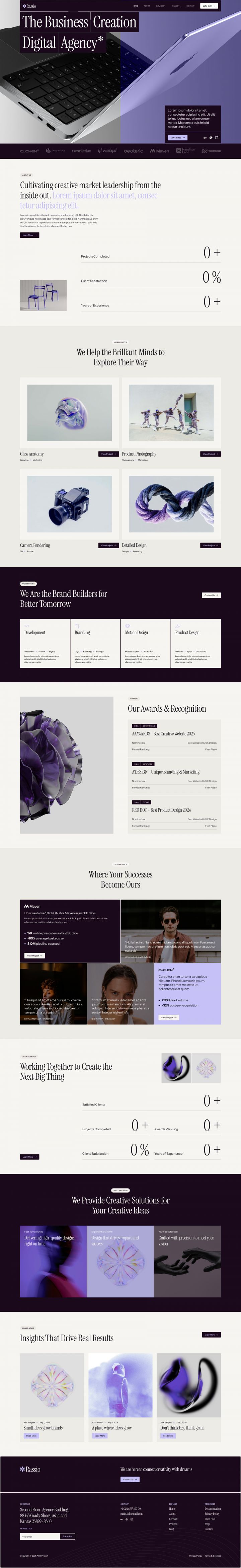 WordPress шаблон ThemeForest Rassio