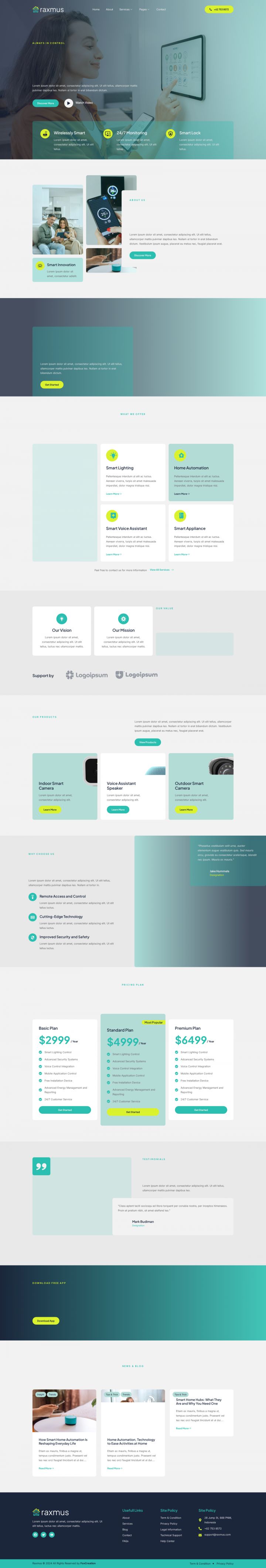 WordPress шаблон ThemeForest Raxmus