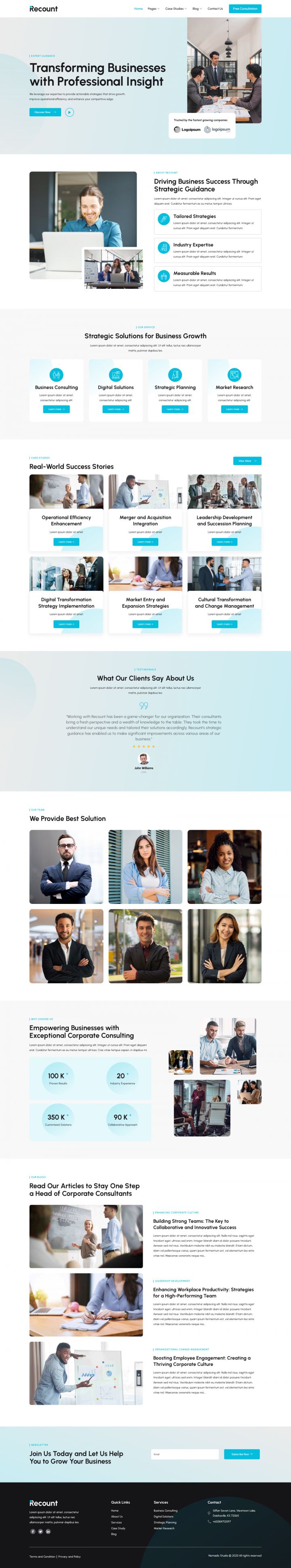 WordPress шаблон ThemeForest Recount